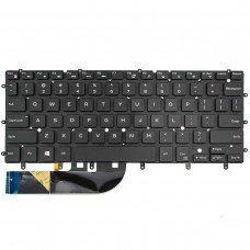 Клавиатура для Dell XPS 13 9343 9350 7347 7348 7359 7548, US, (Black, Backlit, Original)