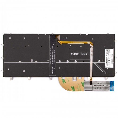 Клавіатура для ноутбука Dell XPS 13 9343 9350 7347 7348 7359 7548, US, (Black, Backlit, Original)