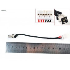 Разъем гнездо питания для Toshiba Satellite P70 P75, (с проводом/кабелем, A000241010 DD0BDAAD010)