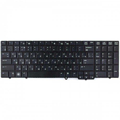 Клавіатура для HP Probook 6540B 6545B 6550B 6555B, RU, (чорна, Аналог)