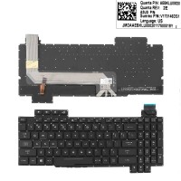 Клавіатура для Asus GL503V GL503VD GL503VS GL503VM GL503GE, US, (чорна, кольорова підсвітка, V170146DS1, AEBKLU00020) Клавіатура для Asus GL503V GL503VD GL503VS GL503VM GL503GE, US, (чорна, кольорова підсвітка, V170146DS1, AEBKLU00020)