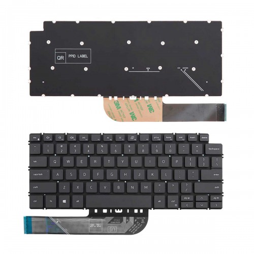 Клавиатура для ноутбука Dell Inspiron/Vostro 14 5401 5402 3400 3401 5490 5390 5391 7490, US, Gray