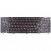 Клавіатура для Lenovo IdeaPad Y500 Y500N Y500NT Y510 Y510P Y590 Y590N, RU/UA, (чорна, красные торцы кнопок, з підсвіткою)
