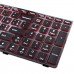 Клавіатура для Lenovo IdeaPad Y500 Y500N Y500NT Y510 Y510P Y590 Y590N, RU/UA, (чорна, красные торцы кнопок, з підсвіткою)