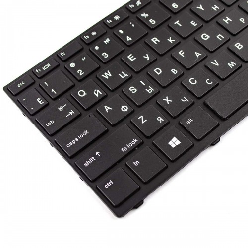 Клавіатура для HP Probook 450 G5 455 G5 470 G5, RU/UA, (чорна, з підсвіткою)