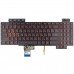 Клавіатура для ноутбука Asus FX504 FX505 FX705 FX80 series, RU/UA, (Black, Red-side, Red backlit, V170746GS1 AEBKLU03010)