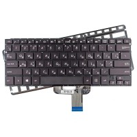 Клавиатура для Asus ZenBook UX310 UX310UA UX310UQ U4000, RU/UA, (черная, с подсветкой, Original)