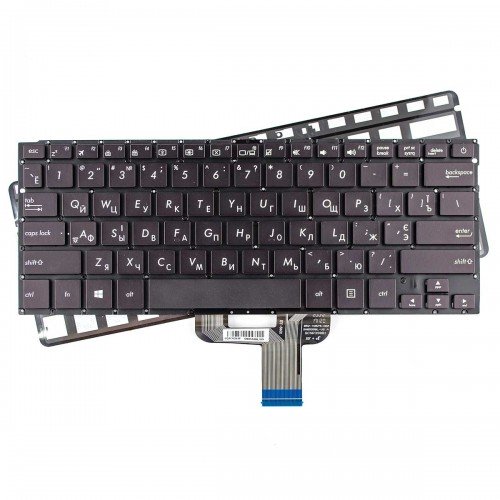 Клавиатура для ноутбука Asus ZenBook UX310 UX310UA UX310UQ U4000, RU/UA, (черная, с подсветкой, Original)