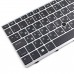 Клавиатура для ноутбука HP Elitebook 850 G5 G6 755 G5, ZBook 15u G5 G6, UK/RU/UA, (черная, серая рамка, подсветка, трекпоинт, Original)
