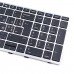 Клавіатура для ноутбука HP Elitebook 850 G5 G6 755 G5, ZBook 15u G5 G6, UK/RU/UA, (чорна, сіра рамка, підсвічування, трекпоінт, Original)