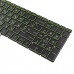 Клавиатура для ноутбука HP Pavilion 15-DA 15-DB 15-DX 15-DR 15-DW 15-CX 15-CS, 250 255 G7, RU/UA, Black/Green, Backlit
