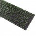 Клавіатура для ноутбука HP Pavilion 15-DA 15-DB 15-DX 15-DR 15-DW 15-CX 15-CS, 250 255 G7, RU/UA, Black/Green, Backlit