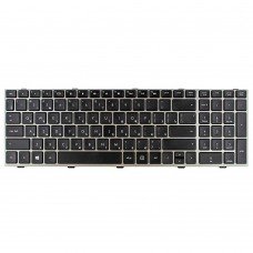 Клавиатура для HP ProBook 4540s 4545s, RU, Black/Grey, (683491-251, 701485-251, 702237-251, 704833-251, sn8114, 90.4sj07.i0r, Original)