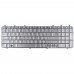 Клавіатура для HP Pavilion DV7-1000 DV7-1051 DV7-1100 DV7-1200 DV7-1500 DV7t-1000CTO, RU, (Silver, 483275-251, Original)