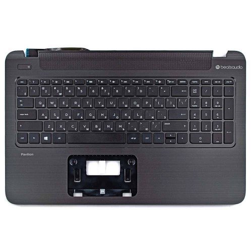 Корпус верхня кришка для HP Pavilion 15-P 15t-P, (762529-001, топкейс з клавіатурою, topcase)