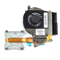 Вентилятор с радиатором для HP G62 series (Discrete graphics, 612355-001, NFB73B05H, Original)