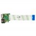 Плата DA0R65TB6D0 для ноутбука HP Envy 17, (725369-001, 1xUSB, 1xLAN)