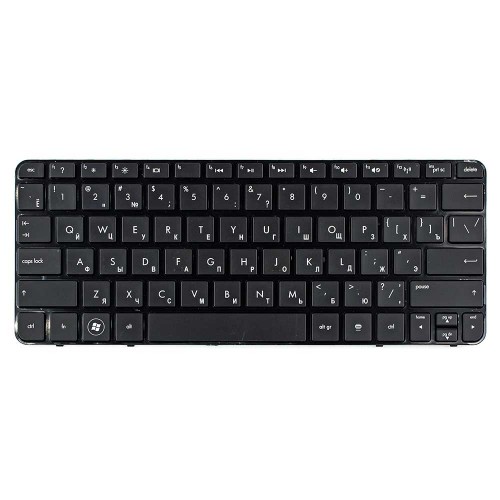 Клавиатура для ноутбука HP Mini 110-3500 210-2000 210-3000 Compaq Mini CQ10 series, RU (черная, 645708-251, 650726-251, AENM1700410, Original)
