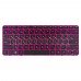 Клавіатура для HP Mini 110-3500 210-2000 210-3000 Compaq Mini CQ10 series, RU (Pink, 645708-251, 650726-251, AENM1700410, Original)