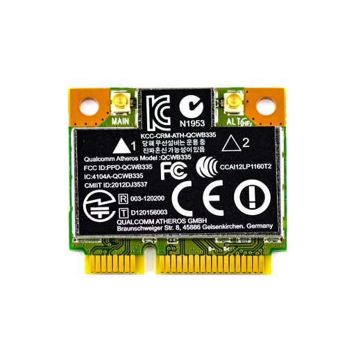 Плата WiFi+Bluetooth QCWB335 для ноутбука HP Pavilion Envy ProBook, (AR9565, 690019-001, 689457-001, 733476-001, 733268-001)