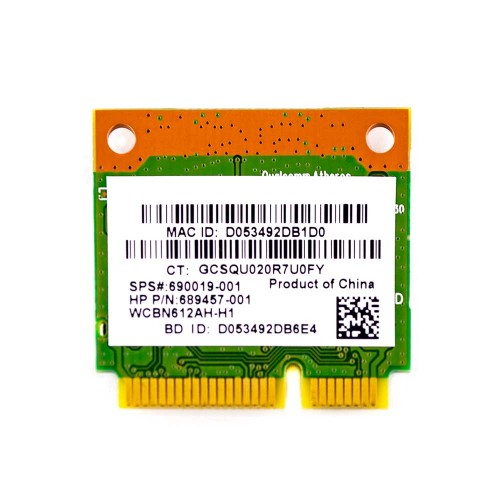 Плата WiFi+Bluetooth QCWB335 для ноутбука HP Pavilion Envy ProBook, (AR9565, 690019-001, 689457-001, 733476-001, 733268-001)