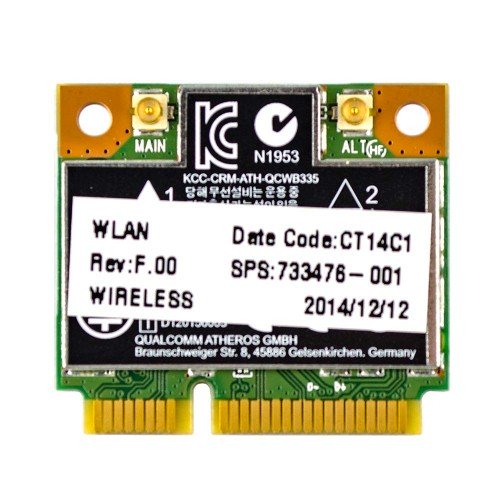 Плата WiFi+Bluetooth QCWB335 для HP Pavilion Envy ProBook, (AR9565, 690019-001, 689457-001, 733476-001, 733268-001)