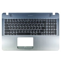Корпус верхняя крышка для Asus A541 D541 F541 K541 P541 R541 X541, RU/UA (Gray, топкейс+клавиатура, 90NB0CG3-R32UA0, C Cover, Original)