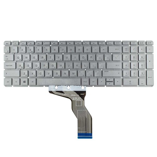 Клавиатура для ноутбука HP 250 255 G6 15-BS 15-BW 15-CC 15-CD 15-CB, RU, Silver