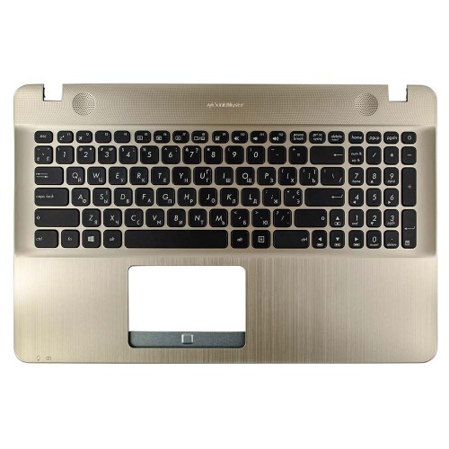 Корпус верхняя крышка для ноутбука Asus X541NA X541NC X541SA X541SC X541UA X541UJ X541UV, RU/UA (GOLD, топкейс с клавиатурой, 90NB0CG1-R31UA0, C Cover, Original)