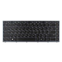 Клавиатура для HP Zbook Studio g3, RU, (черная, серая рамка, с подсветкой) Клавиатура для HP Zbook Studio g3, RU, (черная, серая рамка, с подсветкой)