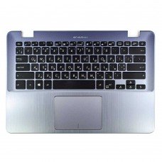 Корпус верхня кришка для Asus X405UQ X405UA, RU/UA (топкейс+клавіатура+тачпад, 90NB0FA8-R30260, C Cover, Original)