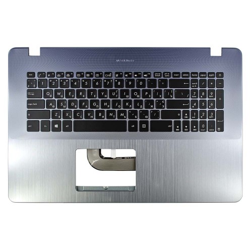 Верхняя крышка для ноутбука Asus A705 F705 R702 X705 series, RU/UA (Topcase+KB, Backlit, 90NB0EW2-R31UA0, Original)