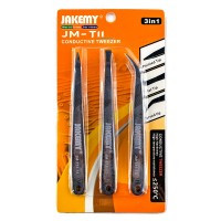 Набор пинцетов Jakemy JM-T11, (для разборки ноутбука, планшета, телефона)