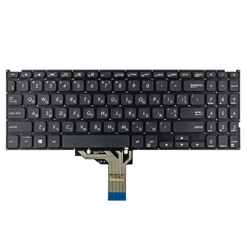 Клавиатура для ноутбука Asus A509 D509 F509 M509 R509 S509 X509 series, RU/UA, черная