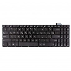Клавиатура для Asus X570 X570U X570UD X570Z X570ZD X570D X570DD series, RU/UA, черная