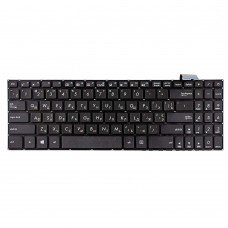 Клавиатура для Asus X570 X570U X570UD X570Z X570ZD X570D X570DD series, RU/UA, черная