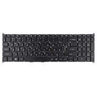Клавіатура для Acer Spin SP515-51N SP515-51GN, RU/UA, (Black, Backlit, Original)