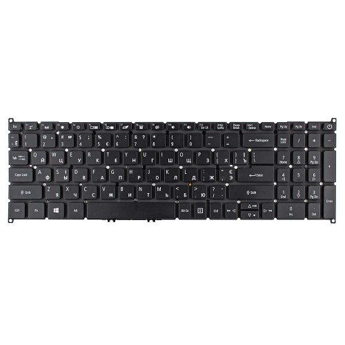 Клавіатура для ноутбука Acer Spin SP515-51N SP515-51GN, RU/UA, (Black, Backlit, Original)