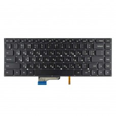 Клавиатура для Xiaomi Pro Air 15.6", RU/UA, (черная, с подсветкой, 4037B3136301, 9Z.NBJBV.101, MK1900024391)