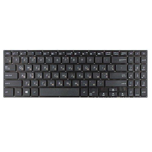 Клавиатура для ноутбука Asus A560UD F560UD K560UD R560UD R562UD X560UD series, RU/UA, черная