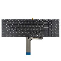 Клавиатура для MSI GT72 GS60 GS70 WS60 GE72 GE62, RU/UA, (черная, с подсветкой)