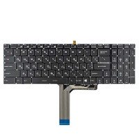 Клавиатура для MSI GT72 GS60 GS70 WS60 GE72 GE62, RU/UA, (черная, с подсветкой)