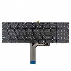 Клавиатура для MSI GT72 GS60 GS70 WS60 GE72 GE62, RU/UA, (черная, с подсветкой)