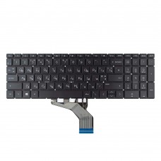 Клавиатура для HP Pavilion 15-DA 15-DB 15-DX 15-DR 15-DW 15-CX 15-CS, 250 255 G7, RU/UA, (черная, с подсветкой)