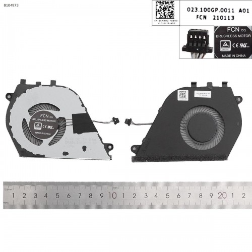 Вентилятор для Dell Inspiron 5490 5498 5590 5598 Vostro 5490 5590, (For Short Line, 0CKNH2, 023.100GP.0011, FLN3 DFS5K12114262G EP)