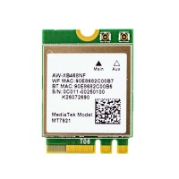 Плата WiFi+Bluetooth AzureWave AW-XB468NF MT7921LE (M.2 2230, WiFi6 AX+BT5.2, MIMO 2x2, 0C011-00250100)