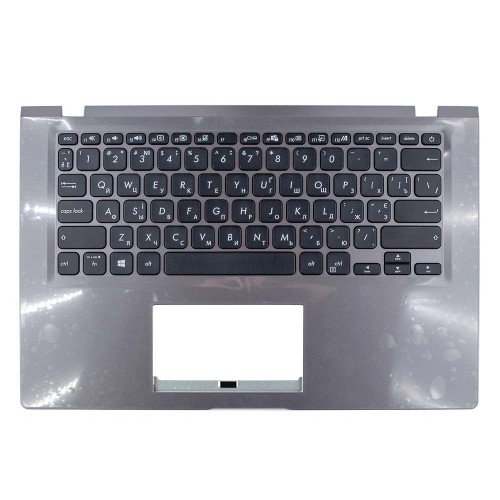 Корпус верхняя крышка для ноутбука Asus A416 F415 R415 R465 S415 S416 X415 series, RU/UA (топкейс+клавиатура, 90NB0ST2-R30UA0, C Cover, Original)