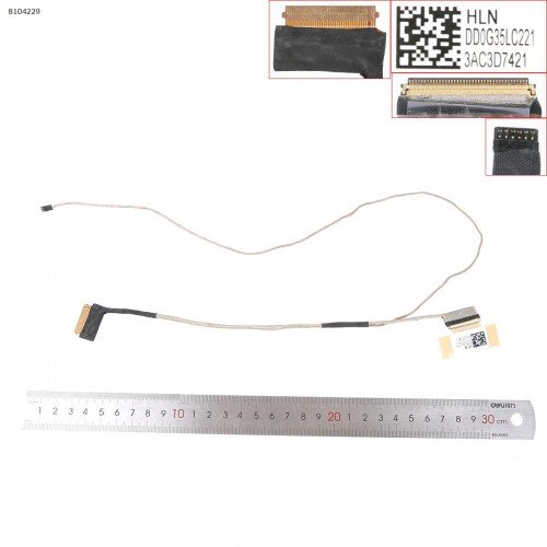 Шлейф матриці для HP 15-AX 15-BC 15-ax219tx 15-ax253tx 240tx 225tx 15-bc216tx, (eDP 40pin, DD0G35LC221)