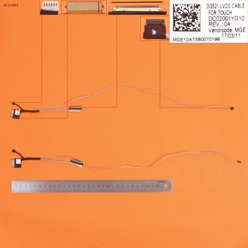 Шлейф матриці для Lenovo IdeaPad 320-15IKB 330-15IKB 80XN 81DH 81DJ, (eDP 40pin Touch, 5C10P38017, DC02001YG10 DC02001YG20)