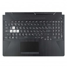 Корпус верхня кришка для Asus FX506HC FX506HE series, RU (топкейс+клавіатура, 1-Zone RGB, 90NR0703-R30RU1, Original)